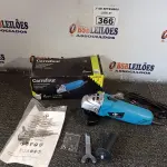 LOTE 366 - 01 ESMERILHADEIRA ANGULAR 500W 220V. (NO ESTADO) ATENÇÃO! FAZER A VISITAÇÃO ANTES DE ARREMATAR, NÃO SABEMOS SE FUNCIONA. LEILÃO NÃO TEM GARANTIA E NEM DEVOLUÇÃO, SUJEITO A POSSÍVEIS AVARIAS VISÍVEIS/OCULTAS E/OU AUSÊNCIA DE COMPONENTES.