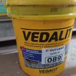 LOTE 089 - 01 BALDE DE VEDALIT, ADITIVO PLASTIFICANTE CONCENTRADO PARA ARGAMASSA DE ASSENTAMENTO E REBOCO CONVENCIONAL 18L. (NO ESTADO) ATENÇÃO! FAZER A VISITAÇÃO ANTES DE ARREMATAR, NÃO SABEMOS SE FUNCIONA. LEILÃO NÃO TEM GARANTIA E NEM DEVOLUÇÃO, SUJEITO A POSSÍVEIS AVARIAS VISÍVEIS/OCULTAS E/OU AUSÊNCIA DE COMPONENTES.