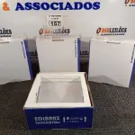 LOTE 157 - 04 LUMINÁRIAS DE EMBUTIR MARCAS EDIBRAZ. (NO ESTADO) ATENÇÃO! FAZER A VISITAÇÃO ANTES DE ARREMATAR, NÃO SABEMOS SE FUNCIONA. LEILÃO NÃO TEM GARANTIA E NEM DEVOLUÇÃO, SUJEITO A POSSÍVEIS AVARIAS VISÍVEIS/OCULTAS E/OU AUSÊNCIA DE COMPONENTES.