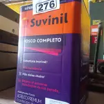 LOTE 276 - 01 LATA DE TINTA SUVINIL INTERIORES /EXTERIORES SEM CHEIRO 18L NA COR FOSCO BRANCO NEVE. (NO ESTADO) ATENÇÃO! FAZER A VISITAÇÃO ANTES DE ARREMATAR, NÃO SABEMOS SE FUNCIONA. LEILÃO NÃO TEM GARANTIA E NEM DEVOLUÇÃO, SUJEITO A POSSÍVEIS AVARIAS VISÍVEIS/OCULTAS E/OU AUSÊNCIA DE COMPONENTES.