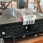 LOTE 113 - 02 EQUIPAMENTOS ELETRÔNICOS. (NO ESTADO) ATENÇÃO! FAZER A VISITAÇÃO ANTES DE ARREMATAR, NÃO SABEMOS SE FUNCIONA. LEILÃO NÃO TEM GARANTIA E NEM DEVOLUÇÃO, SUJEITO A POSSÍVEIS AVARIAS VISÍVEIS/OCULTAS E/OU AUSÊNCIA DE COMPONENTES.