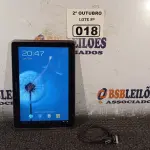 LOTE 018 - 01 TABLET SAMSUNG TAB2 10.1 COM CABO. (NO ESTADO) ATENÇÃO! FAZER A VISITAÇÃO ANTES DE ARREMATAR, NÃO SABEMOS SE FUNCIONA. LEILÃO NÃO TEM GARANTIA E NEM DEVOLUÇÃO, SUJEITO A POSSÍVEIS AVARIAS VISÍVEIS/OCULTAS E/OU AUSÊNCIA DE COMPONENTES.
