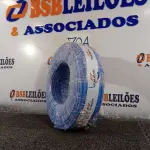 LOTE 070 - 01 ROLO DE CABO FLEXÍVEL 100M 10MM NA COR AZUL.(NO ESTADO) ATENÇÃO! FAZER A VISITAÇÃO ANTES DE ARREMATAR, NÃO SABEMOS SE FUNCIONA. LEILÃO NÃO TEM GARANTIA E NEM DEVOLUÇÃO, SUJEITO A POSSÍVEIS AVARIAS VISÍVEIS/OCULTAS E/OU AUSÊNCIA DE COMPONENTES.