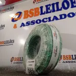 LOTE 080 - 01 ROLO DE CABO FLEXÍVEL 100M 10MM NA COR VERDE. (NO ESTADO) ATENÇÃO! FAZER A VISITAÇÃO ANTES DE ARREMATAR, NÃO SABEMOS SE FUNCIONA. LEILÃO NÃO TEM GARANTIA E NEM DEVOLUÇÃO, SUJEITO A POSSÍVEIS AVARIAS VISÍVEIS/OCULTAS E/OU AUSÊNCIA DE COMPONENTES.