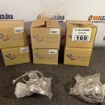 LOTE 169 - 06 LUMINÁRIAS PENDENTE FOSCO VITROLUX CÓD. C-003. (NO ESTADO) ATENÇÃO! FAZER A VISITAÇÃO ANTES DE ARREMATAR, NÃO SABEMOS SE FUNCIONA. LEILÃO NÃO TEM GARANTIA E NEM DEVOLUÇÃO, SUJEITO A POSSÍVEIS AVARIAS VISÍVEIS/OCULTAS E/OU AUSÊNCIA DE COMPONENTES.