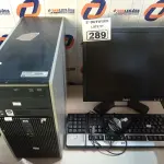 LOTE 289 - 01 CPU, 01 MONITOR, 01 TECLADO E 01 MOUSE. (NO ESTADO) ATENÇÃO! FAZER A VISITAÇÃO ANTES DE ARREMATAR, NÃO SABEMOS SE FUNCIONA. LEILÃO NÃO TEM GARANTIA E NEM DEVOLUÇÃO, SUJEITO A POSSÍVEIS AVARIAS VISÍVEIS/OCULTAS E/OU AUSÊNCIA DE COMPONENTES.