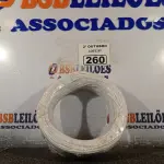 LOTE 260 - 01 ROLO DE CABO FLEXÍVEL 100M 2,5MM NA COR AZUL. (NO ESTADO) ATENÇÃO! FAZER A VISITAÇÃO ANTES DE ARREMATAR, NÃO SABEMOS SE FUNCIONA. LEILÃO NÃO TEM GARANTIA E NEM DEVOLUÇÃO, SUJEITO A POSSÍVEIS AVARIAS VISÍVEIS/OCULTAS E/OU AUSÊNCIA DE COMPONENTES.