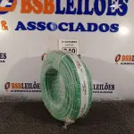 LOTE 040 - 01 ROLO DE CABO FLEXÍVEL 100M 10MM NA COR VERDE. (NO ESTADO) ATENÇÃO! FAZER A VISITAÇÃO ANTES DE ARREMATAR, NÃO SABEMOS SE FUNCIONA. LEILÃO NÃO TEM GARANTIA E NEM DEVOLUÇÃO, SUJEITO A POSSÍVEIS AVARIAS VISÍVEIS/OCULTAS E/OU AUSÊNCIA DE COMPONENTES.