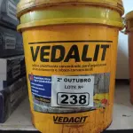 LOTE 238 - 01 BALDE DE VEDALIT, ADITIVO PLASTIFICANTE CONCENTRADO PARA ARGAMASSA DE ASSENTAMENTO E REBOCO CONVENCIONAL 18L. (NO ESTADO) ATENÇÃO! FAZER A VISITAÇÃO ANTES DE ARREMATAR, NÃO SABEMOS SE FUNCIONA. LEILÃO NÃO TEM GARANTIA E NEM DEVOLUÇÃO, SUJEITO A POSSÍVEIS AVARIAS VISÍVEIS/OCULTAS E/OU AUSÊNCIA DE COMPONENTES.