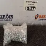 LOTE 047 - 01 KIT DE PARAFUSOS SEXTAVADOS (NO ESTADO) ATENÇÃO! FAZER A VISITAÇÃO ANTES DE ARREMATAR, NÃO SABEMOS SE FUNCIONA. LEILÃO NÃO TEM GARANTIA E NEM DEVOLUÇÃO, SUJEITO A POSSÍVEIS AVARIAS VISÍVEIS/OCULTAS E/OU AUSÊNCIA DE COMPONENTES.