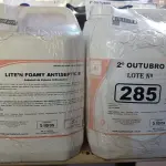 LOTE 285 - 20 LITROS DE SABONETE DE ESPUMA ANTISSÉPTICO. (NO ESTADO) ATENÇÃO! FAZER A VISITAÇÃO ANTES DE ARREMATAR, NÃO SABEMOS SE FUNCIONA. LEILÃO NÃO TEM GARANTIA E NEM DEVOLUÇÃO, SUJEITO A POSSÍVEIS AVARIAS VISÍVEIS/OCULTAS E/OU AUSÊNCIA DE COMPONENTES.