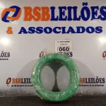 LOTE 060 - 01 ROLO DE CABO FLEXÍVEL 100M 4MM NA COR VERDE. (NO ESTADO) ATENÇÃO! FAZER A VISITAÇÃO ANTES DE ARREMATAR, NÃO SABEMOS SE FUNCIONA. LEILÃO NÃO TEM GARANTIA E NEM DEVOLUÇÃO, SUJEITO A POSSÍVEIS AVARIAS VISÍVEIS/OCULTAS E/OU AUSÊNCIA DE COMPONENTES.