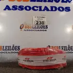 LOTE 230 - 01 ROLO DE CABO FLEXÍVEL 100M 2,5MM NA COR VERMELHA. (NO ESTADO) ATENÇÃO! FAZER A VISITAÇÃO ANTES DE ARREMATAR, NÃO SABEMOS SE FUNCIONA. LEILÃO NÃO TEM GARANTIA E NEM DEVOLUÇÃO, SUJEITO A POSSÍVEIS AVARIAS VISÍVEIS/OCULTAS E/OU AUSÊNCIA DE COMPONENTES.
