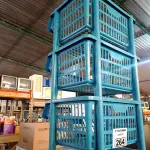 LOTE 264 - 05 CESTOS DE PLÁSTICO. (NO ESTADO) ATENÇÃO! FAZER A VISITAÇÃO ANTES DE ARREMATAR, NÃO SABEMOS SE FUNCIONA. LEILÃO NÃO TEM GARANTIA E NEM DEVOLUÇÃO, SUJEITO A POSSÍVEIS AVARIAS VISÍVEIS/OCULTAS E/OU AUSÊNCIA DE COMPONENTES.