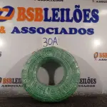 LOTE 030 - 01 ROLO DE CABO FLEXÍVEL 100M 10MM NA COR VERDE.(NO ESTADO) ATENÇÃO! FAZER A VISITAÇÃO ANTES DE ARREMATAR, NÃO SABEMOS SE FUNCIONA. LEILÃO NÃO TEM GARANTIA E NEM DEVOLUÇÃO, SUJEITO A POSSÍVEIS AVARIAS VISÍVEIS/OCULTAS E/OU AUSÊNCIA DE COMPONENTES.