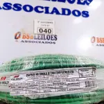 LOTE 040 - 01 ROLO DE CABO FLEXÍVEL 100M 10MM NA COR VERDE. (NO ESTADO) ATENÇÃO! FAZER A VISITAÇÃO ANTES DE ARREMATAR, NÃO SABEMOS SE FUNCIONA. LEILÃO NÃO TEM GARANTIA E NEM DEVOLUÇÃO, SUJEITO A POSSÍVEIS AVARIAS VISÍVEIS/OCULTAS E/OU AUSÊNCIA DE COMPONENTES.