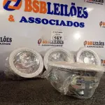 LOTE 167 - 04 LUMINÁRIAS REDONDAS DE EMBUTIR. (NO ESTADO) ATENÇÃO! FAZER A VISITAÇÃO ANTES DE ARREMATAR, NÃO SABEMOS SE FUNCIONA. LEILÃO NÃO TEM GARANTIA E NEM DEVOLUÇÃO, SUJEITO A POSSÍVEIS AVARIAS VISÍVEIS/OCULTAS E/OU AUSÊNCIA DE COMPONENTES.