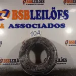 LOTE 010 - 01 ROLO DE CABO FLEXÍVEL 100M 10MM NA COR PRETA.(NO ESTADO) ATENÇÃO! FAZER A VISITAÇÃO ANTES DE ARREMATAR, NÃO SABEMOS SE FUNCIONA. LEILÃO NÃO TEM GARANTIA E NEM DEVOLUÇÃO, SUJEITO A POSSÍVEIS AVARIAS VISÍVEIS/OCULTAS E/OU AUSÊNCIA DE COMPONENTES.