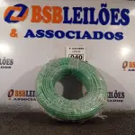 LOTE 040 - 01 ROLO DE CABO FLEXÍVEL 100M 10MM NA COR VERDE. (NO ESTADO) ATENÇÃO! FAZER A VISITAÇÃO ANTES DE ARREMATAR, NÃO SABEMOS SE FUNCIONA. LEILÃO NÃO TEM GARANTIA E NEM DEVOLUÇÃO, SUJEITO A POSSÍVEIS AVARIAS VISÍVEIS/OCULTAS E/OU AUSÊNCIA DE COMPONENTES.