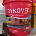 LOTE 071 - 01 BALDE DE DRYKOVEDA, ADITIVO IMPERMEABILIZANTE PARA ARGAMASSA E CONCRETO 18L. (NO ESTADO) ATENÇÃO! FAZER A VISITAÇÃO ANTES DE ARREMATAR, NÃO SABEMOS SE FUNCIONA. LEILÃO NÃO TEM GARANTIA E NEM DEVOLUÇÃO, SUJEITO A POSSÍVEIS AVARIAS VISÍVEIS/OCULTAS E/OU AUSÊNCIA DE COMPONENTES.