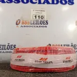 LOTE 110 - 01 ROLO DE CABO FLEXÍVEL 100M 4MM NA COR VERMELHA. (NO ESTADO) ATENÇÃO! FAZER A VISITAÇÃO ANTES DE ARREMATAR, NÃO SABEMOS SE FUNCIONA. LEILÃO NÃO TEM GARANTIA E NEM DEVOLUÇÃO, SUJEITO A POSSÍVEIS AVARIAS VISÍVEIS/OCULTAS E/OU AUSÊNCIA DE COMPONENTES.