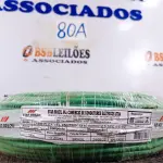 LOTE 080 - 01 ROLO DE CABO FLEXÍVEL 100M 10MM NA COR VERDE.(NO ESTADO) ATENÇÃO! FAZER A VISITAÇÃO ANTES DE ARREMATAR, NÃO SABEMOS SE FUNCIONA. LEILÃO NÃO TEM GARANTIA E NEM DEVOLUÇÃO, SUJEITO A POSSÍVEIS AVARIAS VISÍVEIS/OCULTAS E/OU AUSÊNCIA DE COMPONENTES.