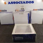 LOTE 216 - 04 LUMINÁRIAS DE EMBUTIR 8113 RETO EDIBRAZ. (NO ESTADO) ATENÇÃO! FAZER A VISITAÇÃO ANTES DE ARREMATAR, NÃO SABEMOS SE FUNCIONA. LEILÃO NÃO TEM GARANTIA E NEM DEVOLUÇÃO, SUJEITO A POSSÍVEIS AVARIAS VISÍVEIS/OCULTAS E/OU AUSÊNCIA DE COMPONENTES.