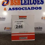 LOTE 246 - 12 TUBOS DE SILICONE NEUTRO PARA CONSTRUÇÃO COR BRANCO 340G. (NO ESTADO) ATENÇÃO! FAZER A VISITAÇÃO ANTES DE ARREMATAR, NÃO SABEMOS SE FUNCIONA. LEILÃO NÃO TEM GARANTIA E NEM DEVOLUÇÃO, SUJEITO A POSSÍVEIS AVARIAS VISÍVEIS/OCULTAS E/OU AUSÊNCIA DE COMPONENTES.