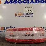 LOTE 170 - 01 ROLO DE CABO FLEXÍVEL 100M 4MM NA COR VERMELHA. (NO ESTADO) ATENÇÃO! FAZER A VISITAÇÃO ANTES DE ARREMATAR, NÃO SABEMOS SE FUNCIONA. LEILÃO NÃO TEM GARANTIA E NEM DEVOLUÇÃO, SUJEITO A POSSÍVEIS AVARIAS VISÍVEIS/OCULTAS E/OU AUSÊNCIA DE COMPONENTES.