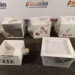 LOTE 233 - 05 LUMINÁRIAS QUADRADAS DE EMBUTIR. (NO ESTADO) ATENÇÃO! FAZER A VISITAÇÃO ANTES DE ARREMATAR, NÃO SABEMOS SE FUNCIONA. LEILÃO NÃO TEM GARANTIA E NEM DEVOLUÇÃO, SUJEITO A POSSÍVEIS AVARIAS VISÍVEIS/OCULTAS E/OU AUSÊNCIA DE COMPONENTES.