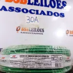 LOTE 030 - 01 ROLO DE CABO FLEXÍVEL 100M 10MM NA COR VERDE.(NO ESTADO) ATENÇÃO! FAZER A VISITAÇÃO ANTES DE ARREMATAR, NÃO SABEMOS SE FUNCIONA. LEILÃO NÃO TEM GARANTIA E NEM DEVOLUÇÃO, SUJEITO A POSSÍVEIS AVARIAS VISÍVEIS/OCULTAS E/OU AUSÊNCIA DE COMPONENTES.