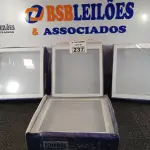 LOTE 237 - 04 LUMINÁRIAS DE EMBUTIR 9114 RECUADO EDIBRAZ. (NO ESTADO) ATENÇÃO! FAZER A VISITAÇÃO ANTES DE ARREMATAR, NÃO SABEMOS SE FUNCIONA. LEILÃO NÃO TEM GARANTIA E NEM DEVOLUÇÃO, SUJEITO A POSSÍVEIS AVARIAS VISÍVEIS/OCULTAS E/OU AUSÊNCIA DE COMPONENTES.