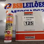 LOTE 125 - 12 TUBOS DE SILICONE NEUTRO PARA CONSTRUÇÃO COR BRANCO 340G. (NO ESTADO) ATENÇÃO! FAZER A VISITAÇÃO ANTES DE ARREMATAR, NÃO SABEMOS SE FUNCIONA. LEILÃO NÃO TEM GARANTIA E NEM DEVOLUÇÃO, SUJEITO A POSSÍVEIS AVARIAS VISÍVEIS/OCULTAS E/OU AUSÊNCIA DE COMPONENTES.