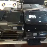 LOTE 278 - 10 IMPRESSORAS MARCAS E MODELOS DIVERSOS PARA RETIRADA DE PEÇAS. (NO ESTADO) ATENÇÃO! FAZER A VISITAÇÃO ANTES DE ARREMATAR, NÃO SABEMOS SE FUNCIONA. LEILÃO NÃO TEM GARANTIA E NEM DEVOLUÇÃO, SUJEITO A POSSÍVEIS AVARIAS VISÍVEIS/OCULTAS E/OU AUSÊNCIA DE COMPONENTES.
