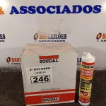 LOTE 246 - 12 TUBOS DE SILICONE NEUTRO PARA CONSTRUÇÃO COR BRANCO 340G. (NO ESTADO) ATENÇÃO! FAZER A VISITAÇÃO ANTES DE ARREMATAR, NÃO SABEMOS SE FUNCIONA. LEILÃO NÃO TEM GARANTIA E NEM DEVOLUÇÃO, SUJEITO A POSSÍVEIS AVARIAS VISÍVEIS/OCULTAS E/OU AUSÊNCIA DE COMPONENTES.