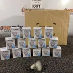 LOTE 001 - 01 LOTE COM VÁRIAS LÂMPADAS LED MINI DICROICA. (NO ESTADO) ATENÇÃO! FAZER A VISITAÇÃO ANTES DE ARREMATAR, NÃO SABEMOS SE FUNCIONA. LEILÃO NÃO TEM GARANTIA E NEM DEVOLUÇÃO, SUJEITO A POSSÍVEIS AVARIAS VISÍVEIS/OCULTAS E/OU AUSÊNCIA DE COMPONENTES.