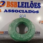 LOTE 080 - 01 ROLO DE CABO FLEXÍVEL 100M 10MM NA COR VERDE.(NO ESTADO) ATENÇÃO! FAZER A VISITAÇÃO ANTES DE ARREMATAR, NÃO SABEMOS SE FUNCIONA. LEILÃO NÃO TEM GARANTIA E NEM DEVOLUÇÃO, SUJEITO A POSSÍVEIS AVARIAS VISÍVEIS/OCULTAS E/OU AUSÊNCIA DE COMPONENTES.