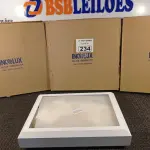 LOTE 234 - 04 PLAFONS DE SOBREPOR 40X30 INCOLUSTRE. (NO ESTADO) ATENÇÃO! FAZER A VISITAÇÃO ANTES DE ARREMATAR, NÃO SABEMOS SE FUNCIONA. LEILÃO NÃO TEM GARANTIA E NEM DEVOLUÇÃO, SUJEITO A POSSÍVEIS AVARIAS VISÍVEIS/OCULTAS E/OU AUSÊNCIA DE COMPONENTES.