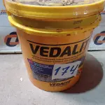 LOTE 174 - 01 BALDE DE VEDALIT, ADITIVO PLASTIFICANTE CONCENTRADO PARA ARGAMASSA DE ASSENTAMENTO E REBOCO CONVENCIONAL (COM AVARIAS). (NO ESTADO) ATENÇÃO! FAZER A VISITAÇÃO ANTES DE ARREMATAR, NÃO SABEMOS SE FUNCIONA. LEILÃO NÃO TEM GARANTIA E NEM DEVOLUÇÃO, SUJEITO A POSSÍVEIS AVARIAS VISÍVEIS/OCULTAS E/OU AUSÊNCIA DE COMPONENTES.