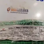 LOTE 080 - 01 ROLO DE CABO FLEXÍVEL 100M 10MM NA COR VERDE. (NO ESTADO) ATENÇÃO! FAZER A VISITAÇÃO ANTES DE ARREMATAR, NÃO SABEMOS SE FUNCIONA. LEILÃO NÃO TEM GARANTIA E NEM DEVOLUÇÃO, SUJEITO A POSSÍVEIS AVARIAS VISÍVEIS/OCULTAS E/OU AUSÊNCIA DE COMPONENTES.