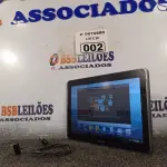 LOTE 002 - 01 TABLET SAMSUNG TAB2 10.1 COM CABO. (NO ESTADO) ATENÇÃO! FAZER A VISITAÇÃO ANTES DE ARREMATAR, NÃO SABEMOS SE FUNCIONA. LEILÃO NÃO TEM GARANTIA E NEM DEVOLUÇÃO, SUJEITO A POSSÍVEIS AVARIAS VISÍVEIS/OCULTAS E/OU AUSÊNCIA DE COMPONENTES.