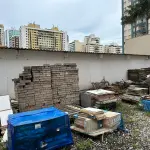 LOTE 381 - ESTRUTURA EM MADEIRA 04 (NO ESTADO)(SÓ PODERÁ RETIRAR 30 DIAS APÓS O TÉRMINO DO LEILÃO)