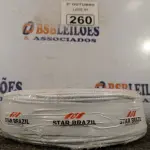 LOTE 260 - 01 ROLO DE CABO FLEXÍVEL 100M 2,5MM NA COR AZUL. (NO ESTADO) ATENÇÃO! FAZER A VISITAÇÃO ANTES DE ARREMATAR, NÃO SABEMOS SE FUNCIONA. LEILÃO NÃO TEM GARANTIA E NEM DEVOLUÇÃO, SUJEITO A POSSÍVEIS AVARIAS VISÍVEIS/OCULTAS E/OU AUSÊNCIA DE COMPONENTES.