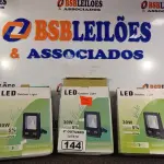 LOTE 144 - 03 REFLETORES DE LED 30W. (NO ESTADO) ATENÇÃO! FAZER A VISITAÇÃO ANTES DE ARREMATAR, NÃO SABEMOS SE FUNCIONA. LEILÃO NÃO TEM GARANTIA E NEM DEVOLUÇÃO, SUJEITO A POSSÍVEIS AVARIAS VISÍVEIS/OCULTAS E/OU AUSÊNCIA DE COMPONENTES.