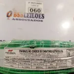 LOTE 060 - 01 ROLO DE CABO FLEXÍVEL 100M 4MM NA COR VERDE. (NO ESTADO) ATENÇÃO! FAZER A VISITAÇÃO ANTES DE ARREMATAR, NÃO SABEMOS SE FUNCIONA. LEILÃO NÃO TEM GARANTIA E NEM DEVOLUÇÃO, SUJEITO A POSSÍVEIS AVARIAS VISÍVEIS/OCULTAS E/OU AUSÊNCIA DE COMPONENTES.