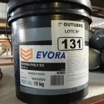 LOTE 131 - 01 BALDE DE GRAXA EVORA POLY EX NLGI:2 10KG. (NO ESTADO) ATENÇÃO! FAZER A VISITAÇÃO ANTES DE ARREMATAR, NÃO SABEMOS SE FUNCIONA. LEILÃO NÃO TEM GARANTIA E NEM DEVOLUÇÃO, SUJEITO A POSSÍVEIS AVARIAS VISÍVEIS/OCULTAS E/OU AUSÊNCIA DE COMPONENTES.