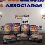 LOTE 444 - 07 CAIXAS COM CARTAS KROSMASTER. (NO ESTADO) ATENÇÃO! FAZER A VISITAÇÃO ANTES DE ARREMATAR, NÃO SABEMOS SE FUNCIONA. LEILÃO NÃO TEM GARANTIA E NEM DEVOLUÇÃO, SUJEITO A POSSÍVEIS AVARIAS VISÍVEIS/OCULTAS E/OU AUSÊNCIA DE COMPONENTES.