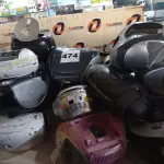 LOTE 474 - 01 LOTE COM VÁRIOS APARELHOS DE SOM MARCAS E MODELOS DIVERSOS. (NO ESTADO) ATENÇÃO! FAZER A VISITAÇÃO ANTES DE ARREMATAR, NÃO SABEMOS SE FUNCIONA. LEILÃO NÃO TEM GARANTIA E NEM DEVOLUÇÃO, SUJEITO A POSSÍVEIS AVARIAS VISÍVEIS/OCULTAS E/OU AUSÊNCIA DE COMPONENTES.