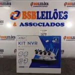 LOTE 377 - 01 KIT NVR CONTENDO: 01 GRAVADOR DIGITAL DE VÍDEO EM REDE E 04 CÂMERAS BULLET IP. (NO ESTADO) ATENÇÃO! FAZER A VISITAÇÃO ANTES DE ARREMATAR, NÃO SABEMOS SE FUNCIONA. LEILÃO NÃO TEM GARANTIA E NEM DEVOLUÇÃO, SUJEITO A POSSÍVEIS AVARIAS VISÍVEIS/OCULTAS E/OU AUSÊNCIA DE COMPONENTES.