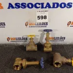 LOTE 598 - 02 REGISTROS BRUTO DE GAVETA DOCOL 1.1/2” E 02 REGISTROS MIPEL DE 40. (NO ESTADO) ATENÇÃO! FAZER A VISITAÇÃO ANTES DE ARREMATAR, NÃO SABEMOS SE FUNCIONA. LEILÃO NÃO TEM GARANTIA E NEM DEVOLUÇÃO, SUJEITO A POSSÍVEIS AVARIAS VISÍVEIS/OCULTAS E/OU AUSÊNCIA DE COMPONENTES.